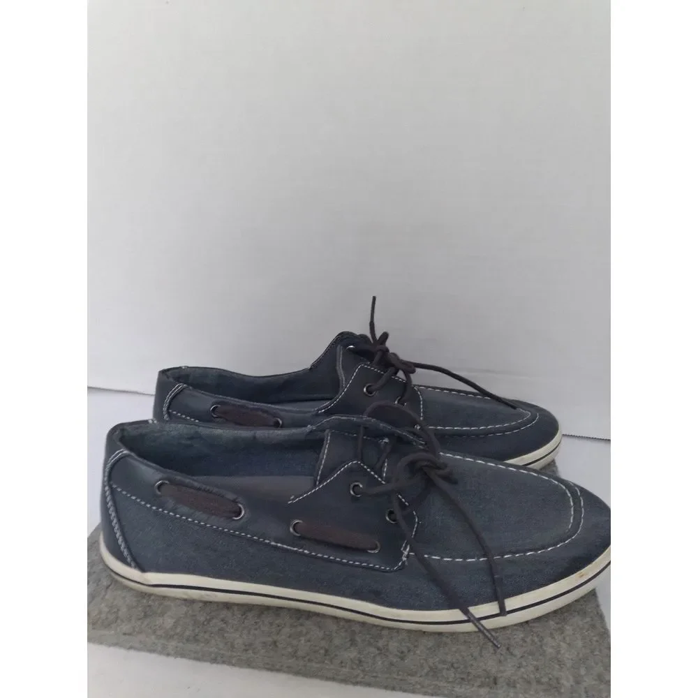 Mossimo Supply Co. Denim Boat Shoes Casual‎ Loafers Comfort Size?